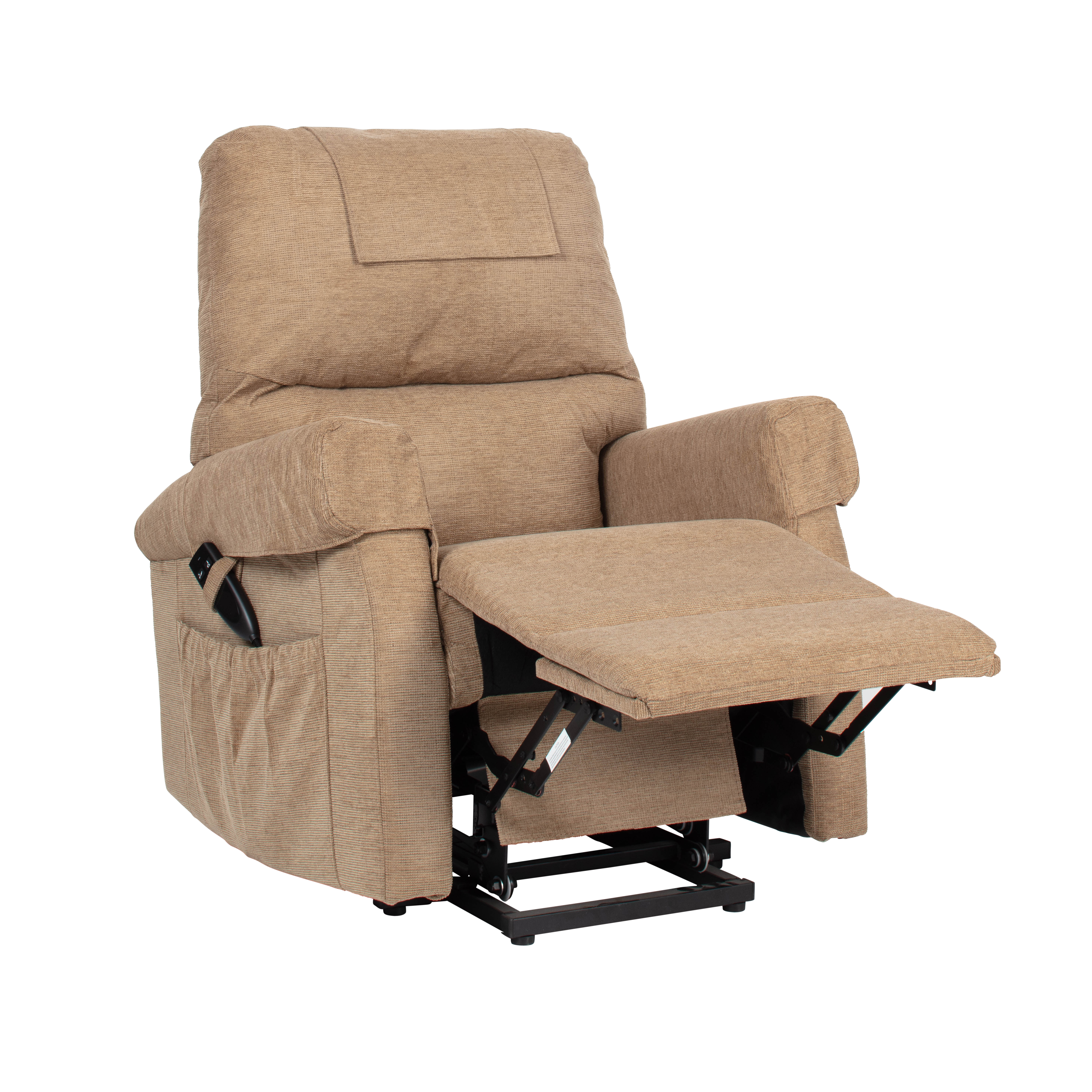 Ohio Single Motor Riser Recliner in Caramel